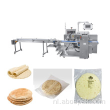 Automatische multifunctionele tortilla-stroomvoedselverpakkingsmachine